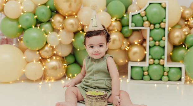 Smash The Cake de Benício | Clean Verde