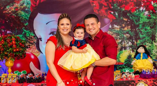 Aniversários de Duda | 1 ano | Branca de Neve