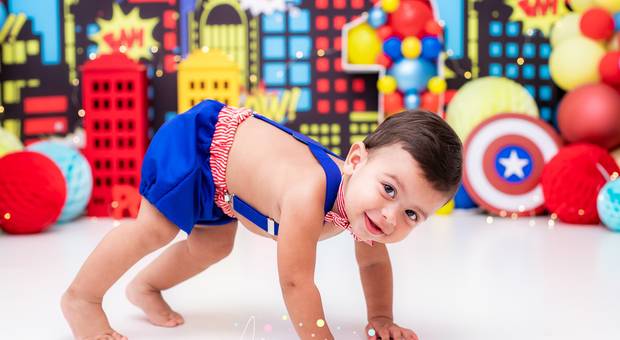 Smash The Cake de Théo | Super Heróis