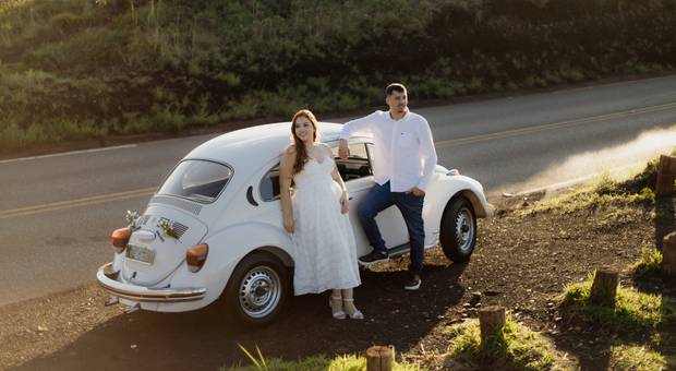 Ensaio externo de Pré Wedding Luana e Luiz