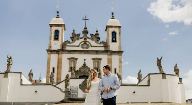 Ensaio externo de  Paloma e Douglas