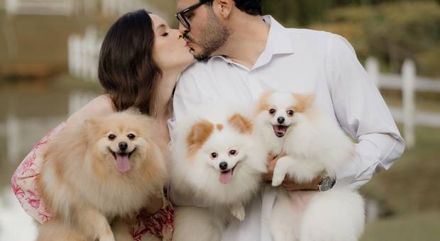 Ensaio externo de Gabriela e Lucas