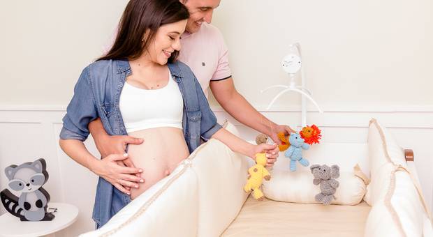 Gestante de Ensaio Gestante em Casa - A espera do Nicolas