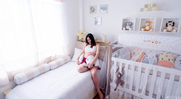 Gestante de Ensaio Gestante em Casa - Lucas