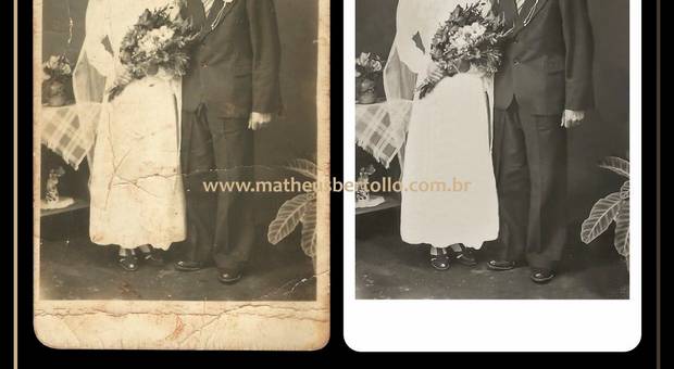 Restauração de Fotografia de Restauração de Fotografia