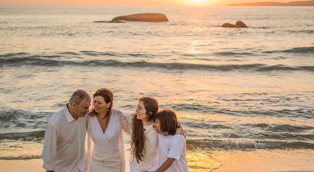 Família de Paty, Jô, Bê e Matheus
