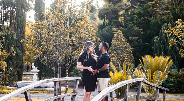 Gestante de Ensaio gestante Lúcia