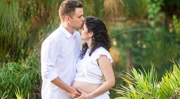 Gestante de Ensaio gestante Lanna