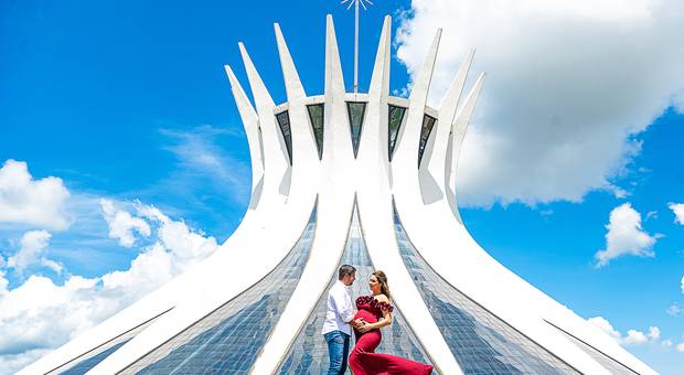 Gestante de Ensaio gestante Claudia