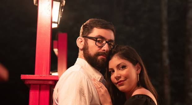 Ensaios de casais de Esthefany e Lucas