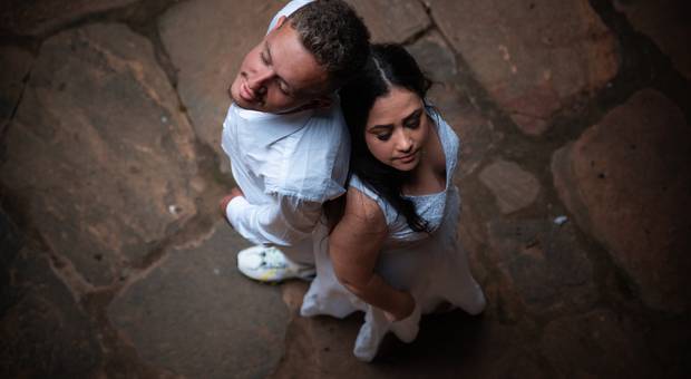 Ensaios de casais de Leticia e Diego