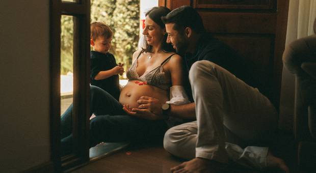 Gestantes de a família da Elisa.
