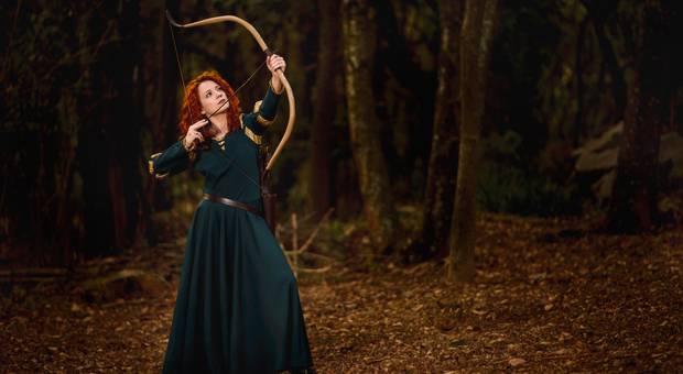Ensaio de Ensaio Patrícia - Cosplay Merida