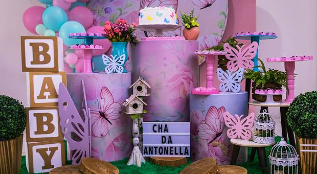 CHÁ DE FRALDA / BEBÊ / CHÁ REVELAÇÃO de ANTONELLA 