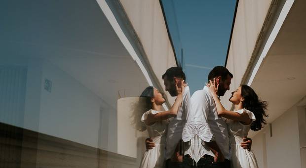 Sessão Pré-Wedding de Ensaio Pré-Wedding Marina e Dudu | Museu de Arte Contemporânea