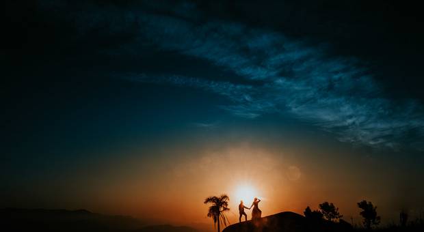 Sessão Pré-Wedding de Ensaio Pré-Wedding Caroline e Henrique | Pico do Olho D'água