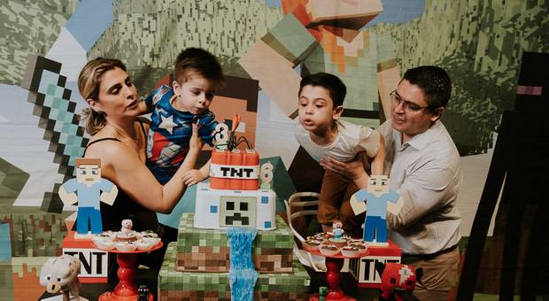 Festa Infantil de Festa de aniversário João e Pedro | Espaço Artería