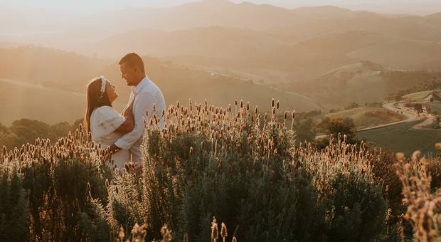 Sessão Pré-Wedding de Ensaio Pré-Wedding Maria Luiza e Andrey | O Lavandário