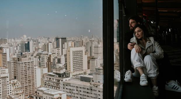 Sessão Pré-Wedding de Pedido de Casamento Thiago e Gisele | Sampa Sky