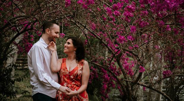 Sessão Pré-Wedding de Ensaio Pré-Wedding Patrícia e Daniel | Jardim Botânico de São Paulo