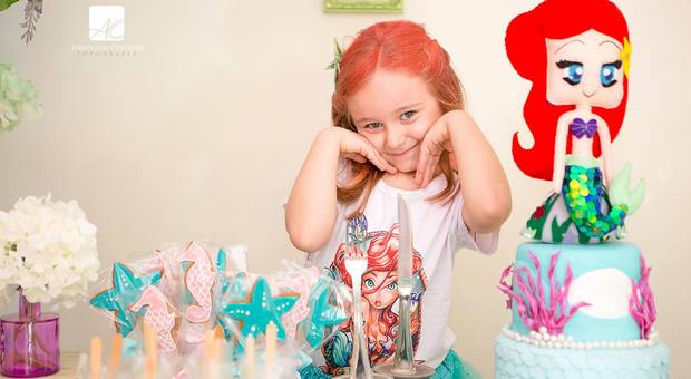 Festa Infantil de Festa da Paola a pequena Sereia!