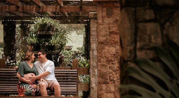 Gestante de Ensaio Gestante Marcela | Jardim Botânico de São Paulo