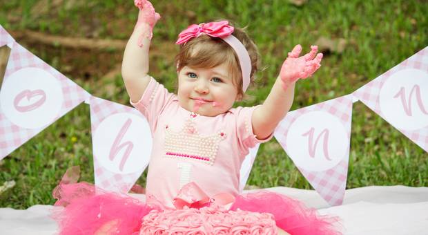 Infantil de O Smash the cake da Yohanna