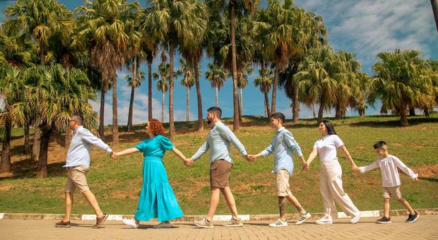 Ensaio Fotográfico de Bete + Flavio + os Fihos + a nora + o Joaquim <3