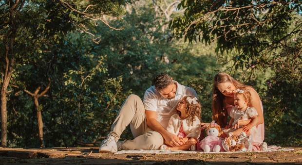 Ensaio Fotográfico de Uma tarde com a família da Olívia