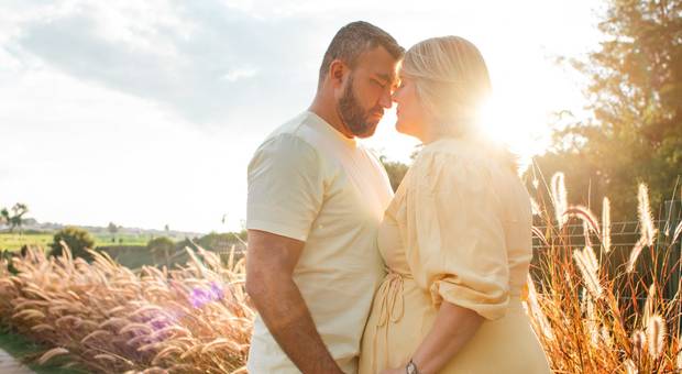 Gestante de Um dia na gestação de Ju e Leo 