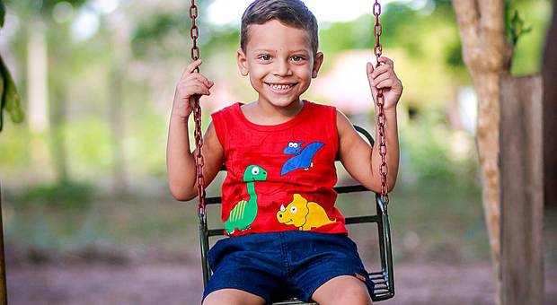 Ensaio externo de David 4 anos 