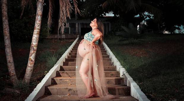 Ensaio Gestante de Monaliza