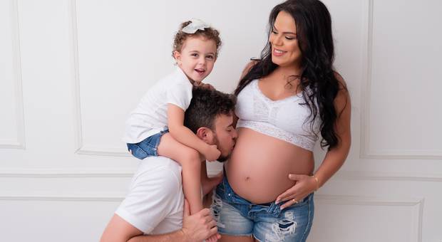 Gestante de Giovanna a espera de Alana