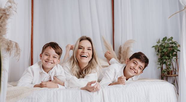 Familia de Pedro , Antônio e Fernanda