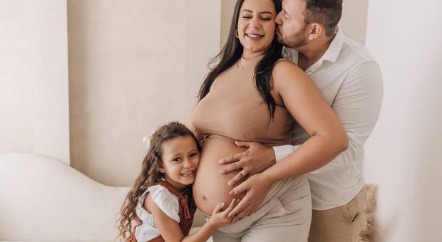 Gestante de Ariane e Phillipe