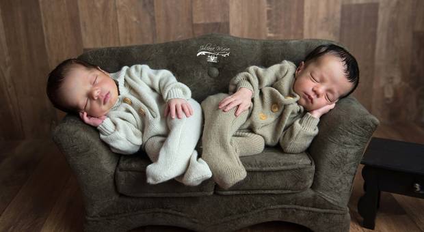 Newborn de Pedro e Davi