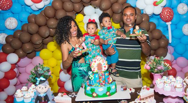 Aniversário de Theo e Luiza - 1 Ano