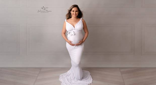 Gestante de Adriana a espera do Noah