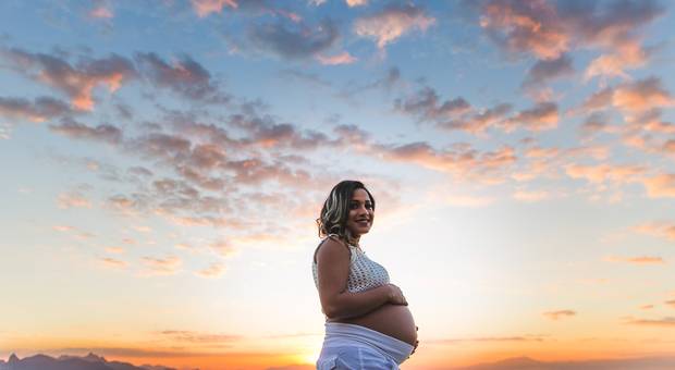 Ensaio Gestante de Stephanie+Gabriel+Ana Clara