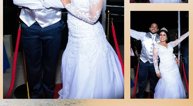 Espelho Mágico RV Foto in Box de O casamento da Gabi e Daniel