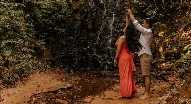 Ensaio de casal de Gabi e Renato