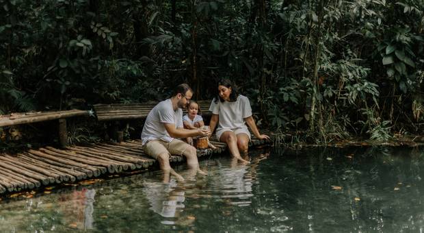 Ensaio de casal de Revelação Ariadne