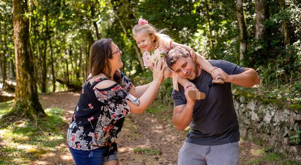 Família de Agatha, Carla e Selmar