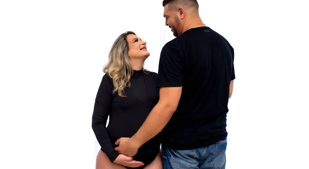 gestante de Alice espera Valentina