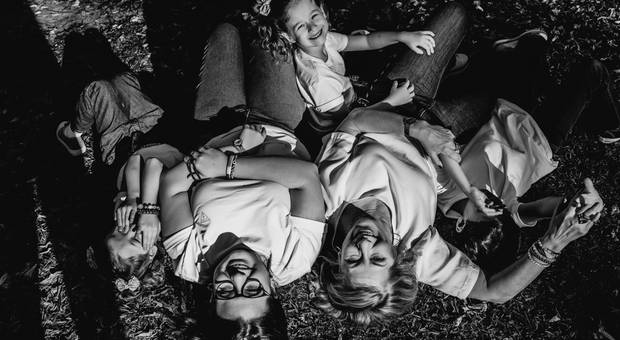 Família de Ensaio com os Netos