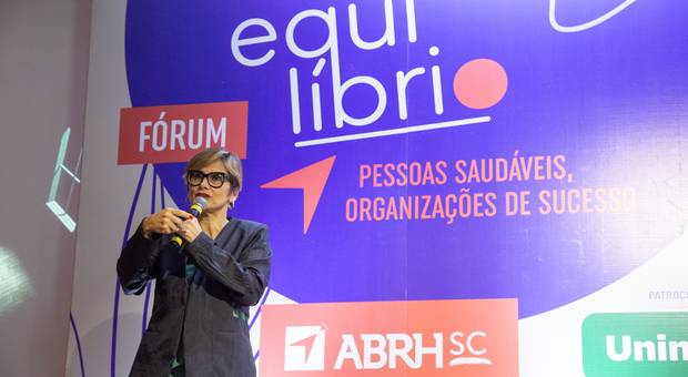 Coberturas de ABRH SC - Fórum Equilíbrio: Pessoas Saudáveis, Organizações de Sucesso 2023