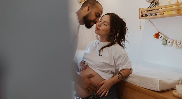 Ensaio Gestante em Casa de Fotografia de ensaio gestante em casa – Talita e Davyson