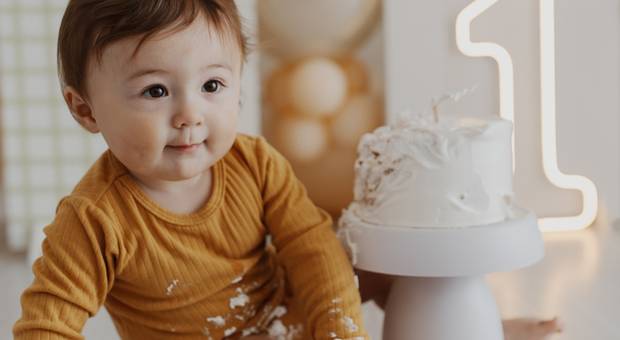 Ensaio de 1 ano de Smash the Cake do Caio