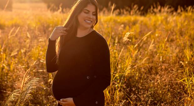 Ensaios de Gestantes de Book de Gestante - Andressa