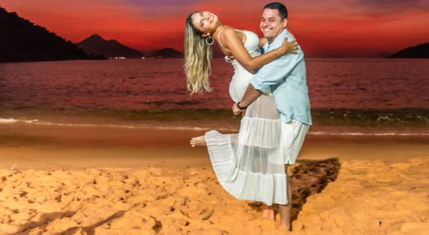 Ensaio Externo de Mel e Robson - Praia Vermelha